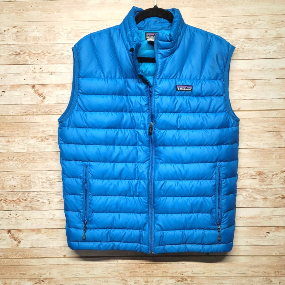 Patagonia Blue Puffer Vest